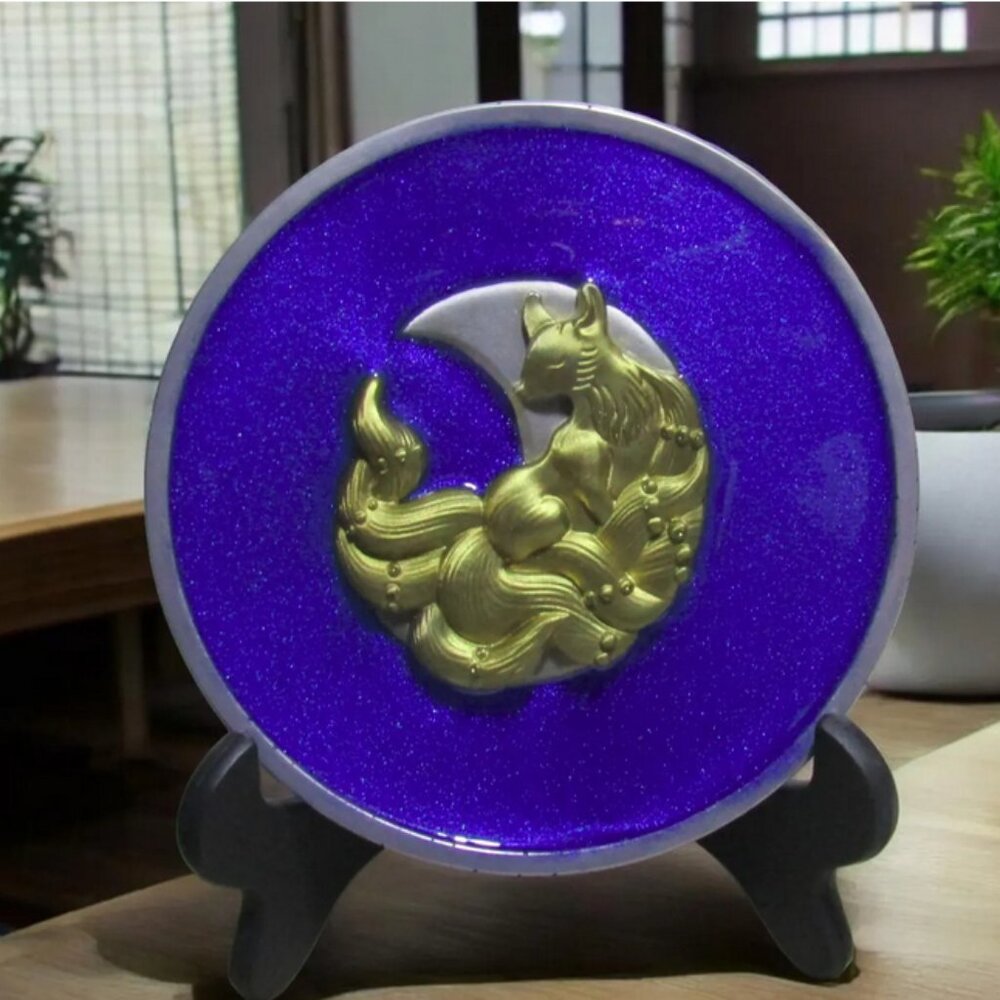 NEW Japanese Kitsune Fox Decorative Tray.
